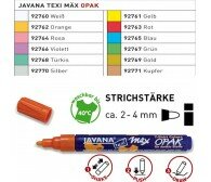 Маркер Texi max Opak Фиолетовый/ для темных тканей