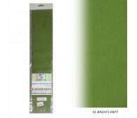 Бумага крепированная. 30 г/м2 , 200х50 см /Зеленый мох
