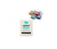 Полимерный моделин "Cernit Translucent" 56 гр. прозрачный флюоресцентный ночное сияние 024